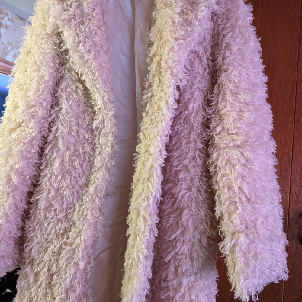 Chicwish white faux fur